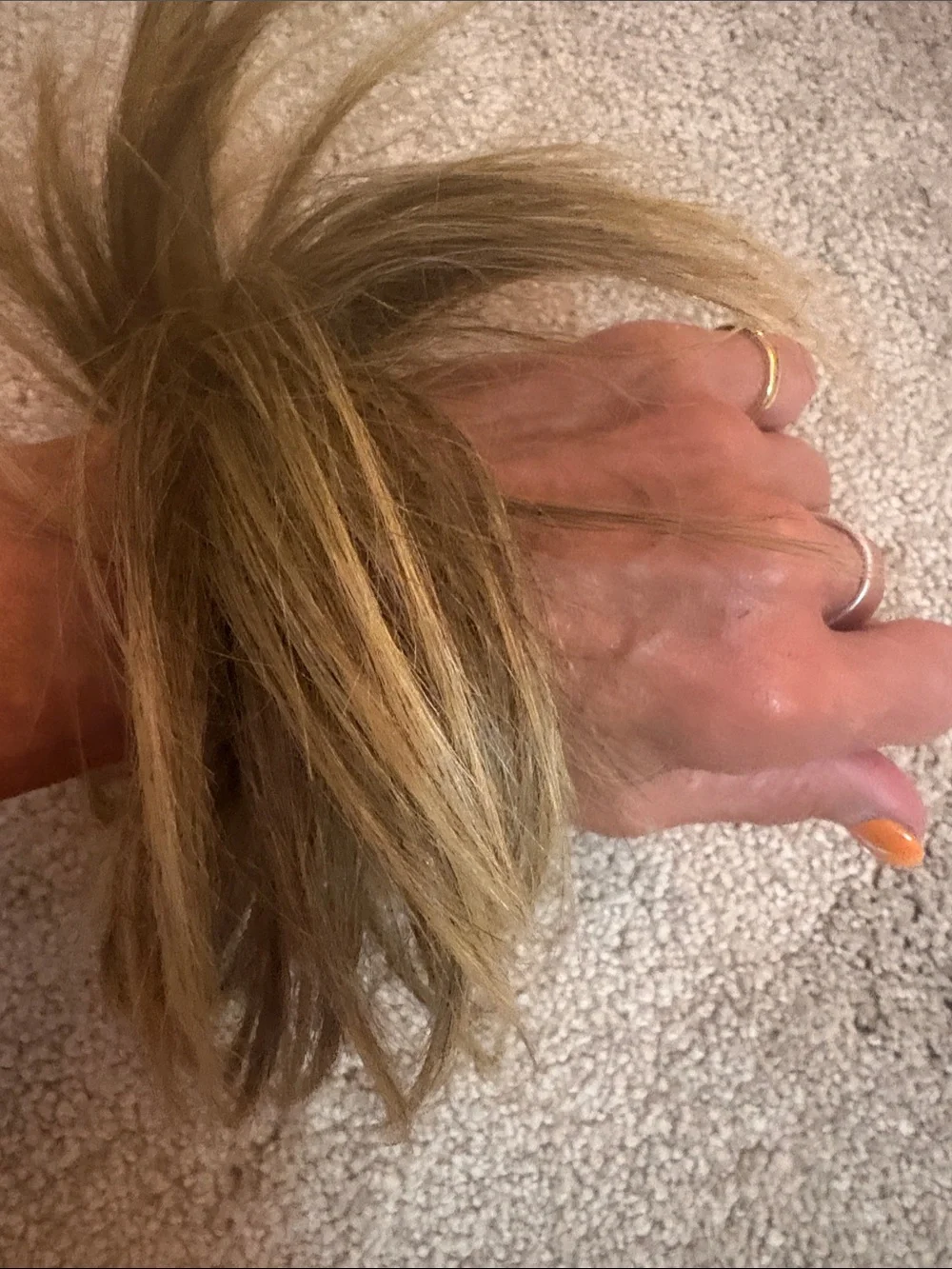 Blonde Hair Scrunchie - Natural Blonde